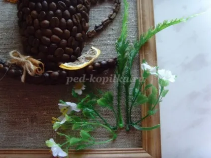 Панно з кавових зерен своїми руками (своїми) Панно з кавових зерен своїми руками