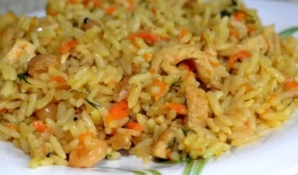 Плов з куркою розсипчастий рецепти приготування в домашніх умовах (плов куркою розсипчастий) Плов з куркою розсипчастий рецепти приготування в домашніх умовах