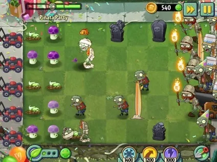Plants vs zombie 2 проходження гри