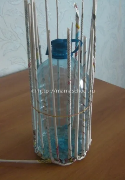 Плетіння кошики з газетних трубочок, майстер клас з плетіння корзини з газети (плетіння) Плетіння кошики з газетних трубочок, майстер клас з плетіння корзини з газети