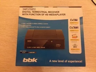 Підключення цифрової приставки dvb-t2 bbk до телевізора