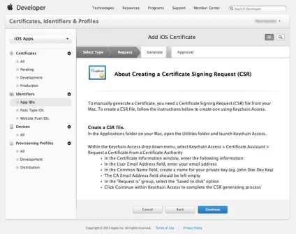 Підготовка apple push notification ssl сертифікату, heximal blog