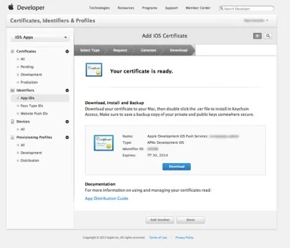 Підготовка apple push notification ssl сертифікату, heximal blog