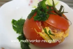 Помідори з сиром в мультиварці (помідори в мультиварці) Помідори з сиром в мультиварці