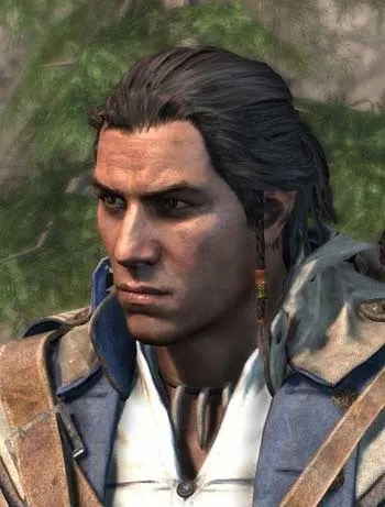 Портрет Коннора з гри assassin - s creed 3 - уроки малювання олівцями і пастеллю