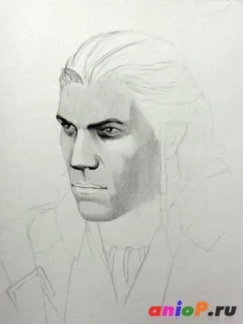 Портрет Коннора з гри assassin - s creed 3 - уроки малювання олівцями і пастеллю