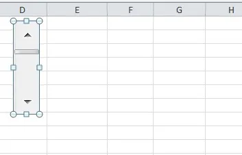 Смуга прокрутки - елемент управління форми в ms excel - сумісно з microsoft excel 2007, excel