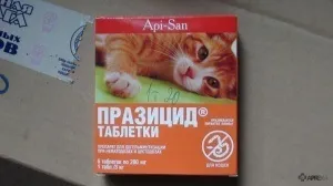 Празіцід (таблетки) для кішок і кошенят, собак і цуценят, відгуки про застосування препаратів для тварин (собак) Празіцід (таблетки) для кішок і кошенят, собак і цуценят, відгуки про застосування препаратів для тварин