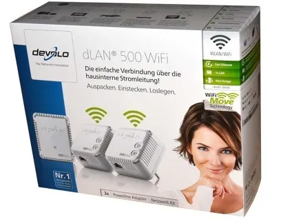 Powerline адаптер devolo dlan® 500 wi-fi