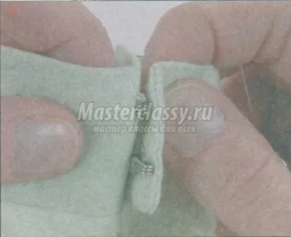 Пришиваємо гачки і петлі на виробі (петлі) Пришиваємо гачки і петлі на виробі