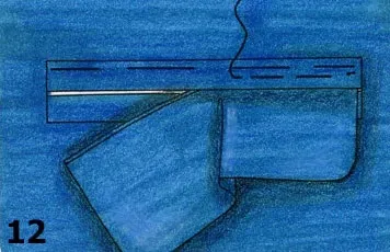 Прорізній кишеню в рамку, уроки крою та шиття (рамку) Прорізній кишеню в рамку, уроки крою та шиття