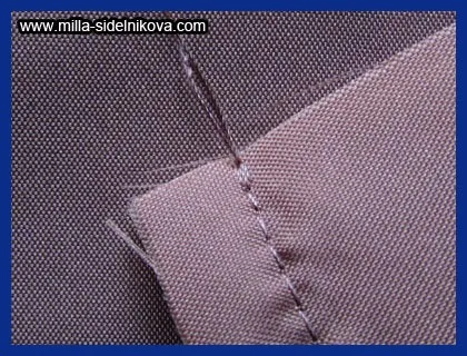 Прорізній кишеню в рамку (частина 1)