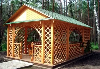 Прямокутна альтанка своїми руками креслення з розмірами (альтанка) Прямокутна альтанка своїми руками креслення з розмірами