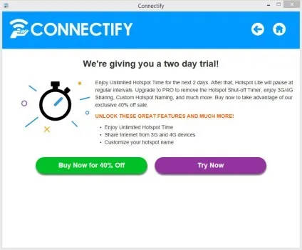 Програма connectify hotspot перетворить ваш комп'ютер в точку доступу wi-fi, білі віконця