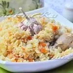 Розсипчастий плов з куркою, рецепт з фото (курка) Розсипчастий плов з куркою, рецепт з фото