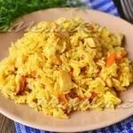 Розсипчастий плов з куркою, рецепт з фото (рецепт) Розсипчастий плов з куркою, рецепт з фото