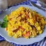 Розсипчастий плов з куркою, рецепт з фото (плов) Розсипчастий плов з куркою, рецепт з фото