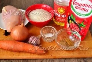 Розсипчастий плов з куркою, рецепт з фото (курка) Розсипчастий плов з куркою, рецепт з фото