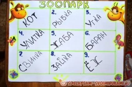 Розвиваюча гра «зоопарк», майстер-клас своїми руками (зоопарк) Розвиваюча гра «зоопарк», майстер-клас своїми руками