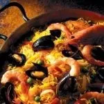 Рецепт паелью з куркою, морепродуктами і креветками (куркою) Рецепт паелью з куркою, морепродуктами і креветками