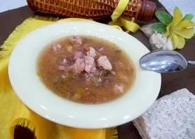 Рецепт м'ясо з солоними огірками (м'ясо) Рецепт м'ясо з солоними огірками