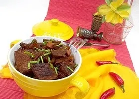 Рецепт м'ясо з солоними огірками (м'ясо з огірками) Рецепт м'ясо з солоними огірками