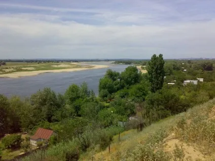 Річка Ахтуба на мапі