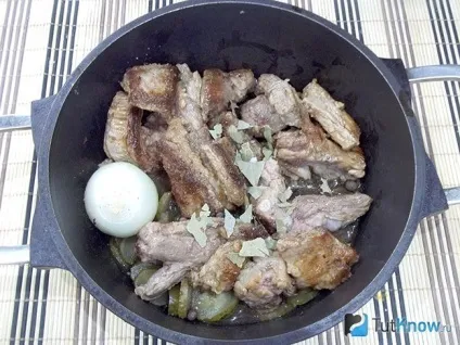 Рецепт м'ясо з солоними огірками (рецепт) Рецепт м'ясо з солоними огірками