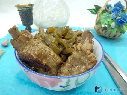 Рецепт м'ясо з солоними огірками (рецепт: м'ясо) Рецепт м'ясо з солоними огірками