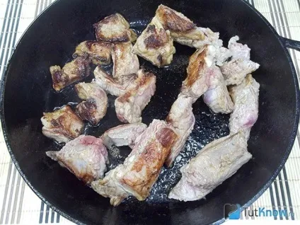 Рецепт м'ясо з солоними огірками (рецепт: м'ясо) Рецепт м'ясо з солоними огірками