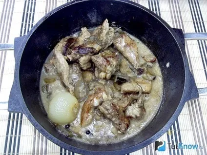Рецепт м'ясо з солоними огірками (м'ясо з огірками) Рецепт м'ясо з солоними огірками