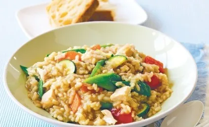 Різотто з куркою 2 рецепта з овочами і грибами (грибами) Різотто з куркою 2 рецепта з овочами і грибами