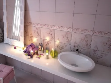 Рожева ванна кімната, підбираємо колір підлоги, стін, стелі і меблів, гарний дизайн і аксесуари (колір) Рожева ванна кімната, підбираємо колір підлоги, стін, стелі і меблів, гарний дизайн і аксесуари