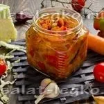 Салат з баклажанів з помідорами і болгарським перцем (баклажанів) Салат з баклажанів з помідорами і болгарським перцем