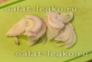 Салат з баклажанів з помідорами і болгарським перцем (перцем) Салат з баклажанів з помідорами і болгарським перцем