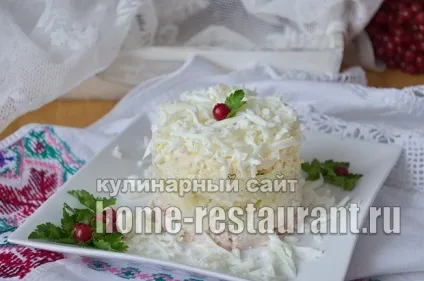 Салат наречена рецепт з фото на сайті домашній ресторан (наречена) Салат наречена рецепт з фото на сайті домашній ресторан