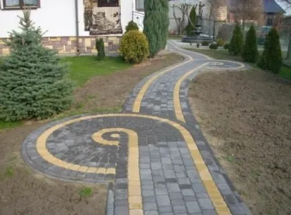 Садова доріжка з підручних матеріалів своїми руками (на) Садова доріжка з підручних матеріалів своїми руками