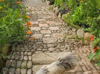 Садова доріжка з підручних матеріалів своїми руками (підручних матеріалів) Садова доріжка з підручних матеріалів своїми руками