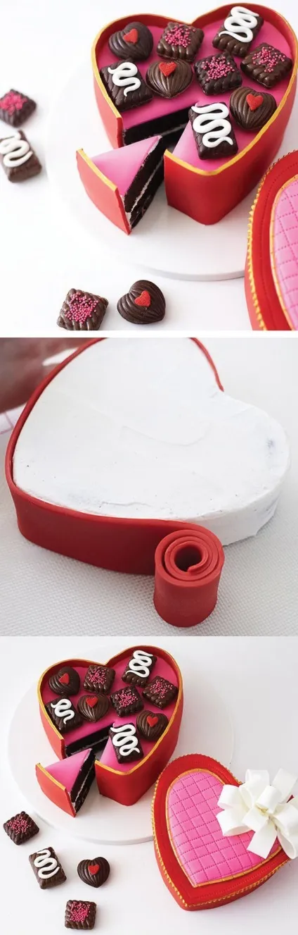 Серце з мастики