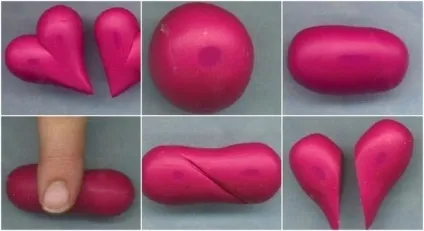 Серце з мастики
