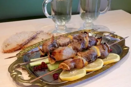 Шашлик в аерогрилі (з свинини, з курки) рецепти з фото