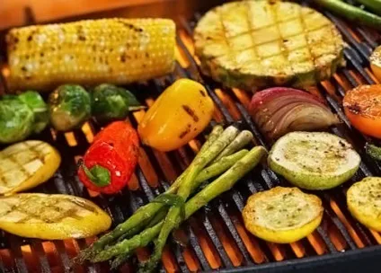 Шашлик з овочів на мангалі (шашлик) Шашлик з овочів на мангалі