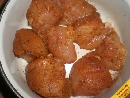 Шашлик з курки в аерогрилі (покроковий рецепт з фото)