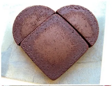 Серце з мастики