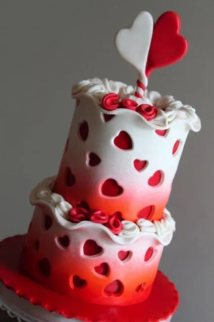 Серце з мастики