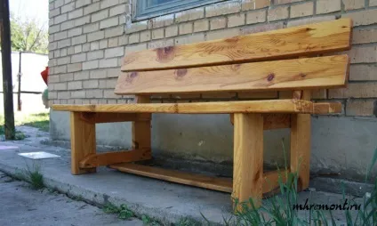Лавка своїми руками як зробити садову лавку, проста садова лава, креслення, опис