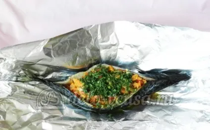 Скумбрія в духовці з овочами рецепт з покроковими фото (скумбрія рецепт з фото) Скумбрія в духовці з овочами рецепт з покроковими фото