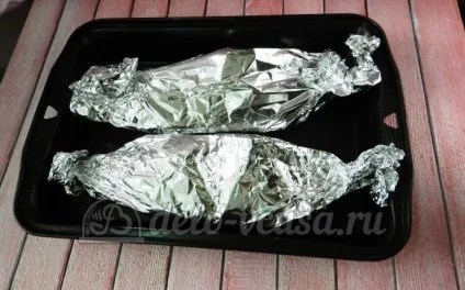Скумбрія в духовці з овочами рецепт з покроковими фото (скумбрія в фользі в духовці) Скумбрія в духовці з овочами рецепт з покроковими фото