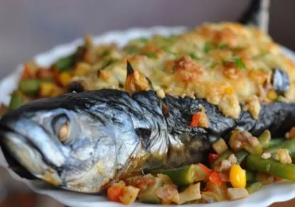 Скумбрія з овочами - кращі рецепти - як приготувати смачну (скумбрія) Скумбрія з овочами - кращі рецепти - як приготувати смачну
