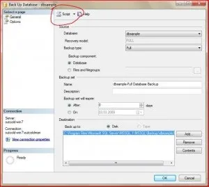 Створення резервних копій за розкладом в ms sql express, publishercrm